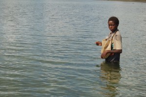 Boy in water