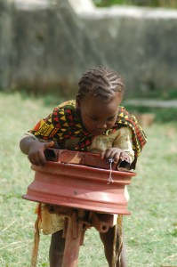Girl playing