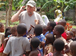 great team dan with kids